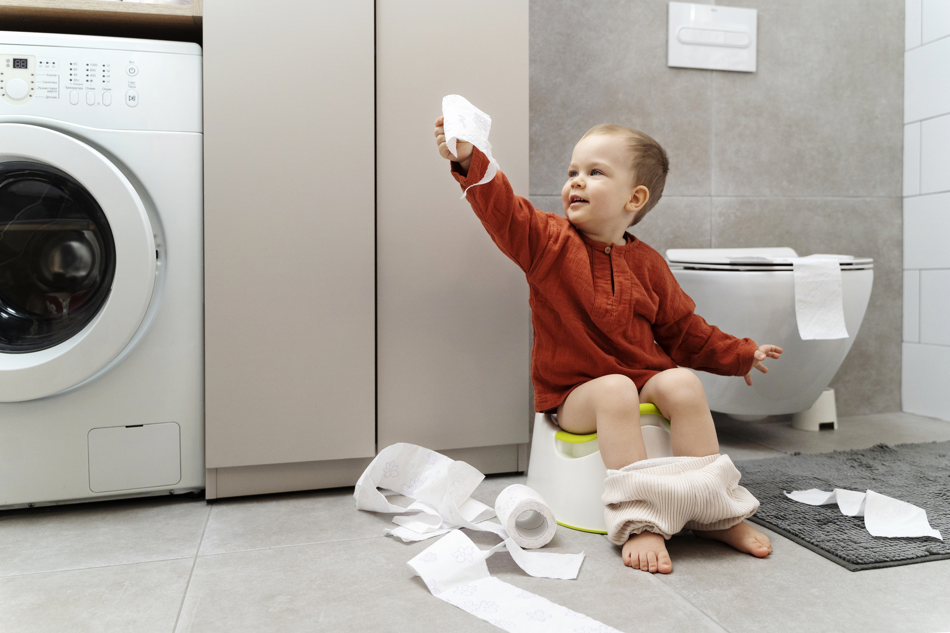 In de westerse wereld zijn kinderen op latere leeftijd zindelijk